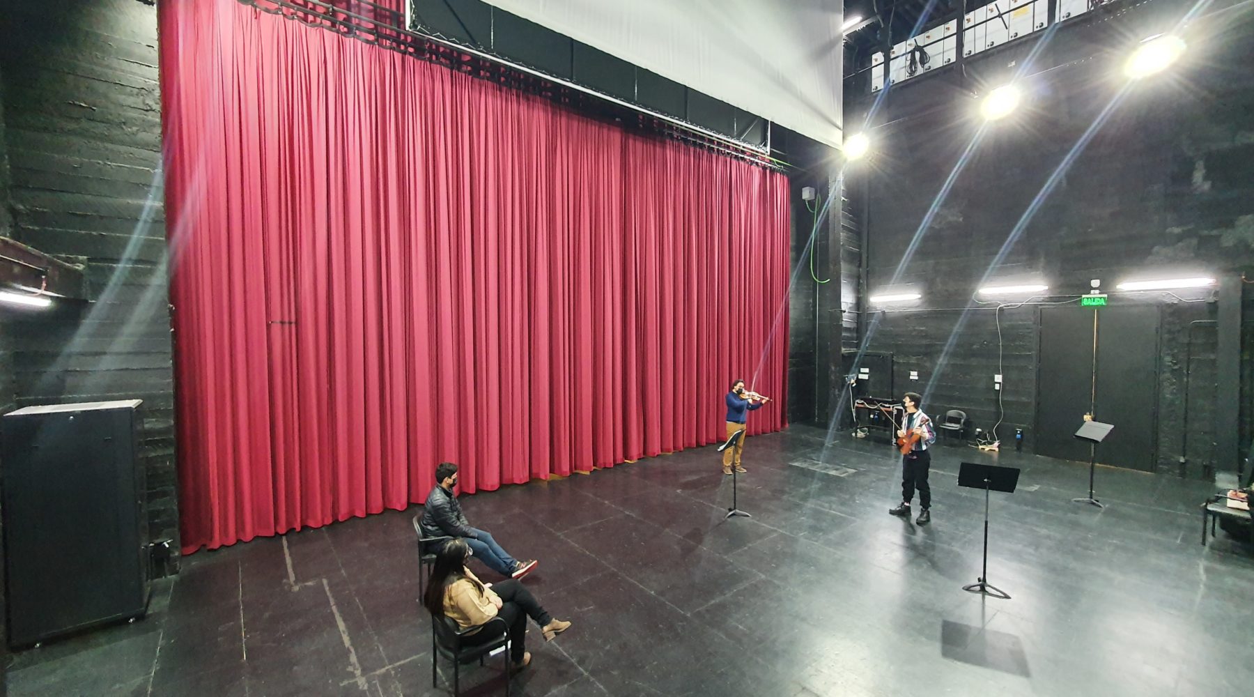 Fundación Chile Violines vuelve a las clases presenciales desde el Teatro Regional Cervantes
