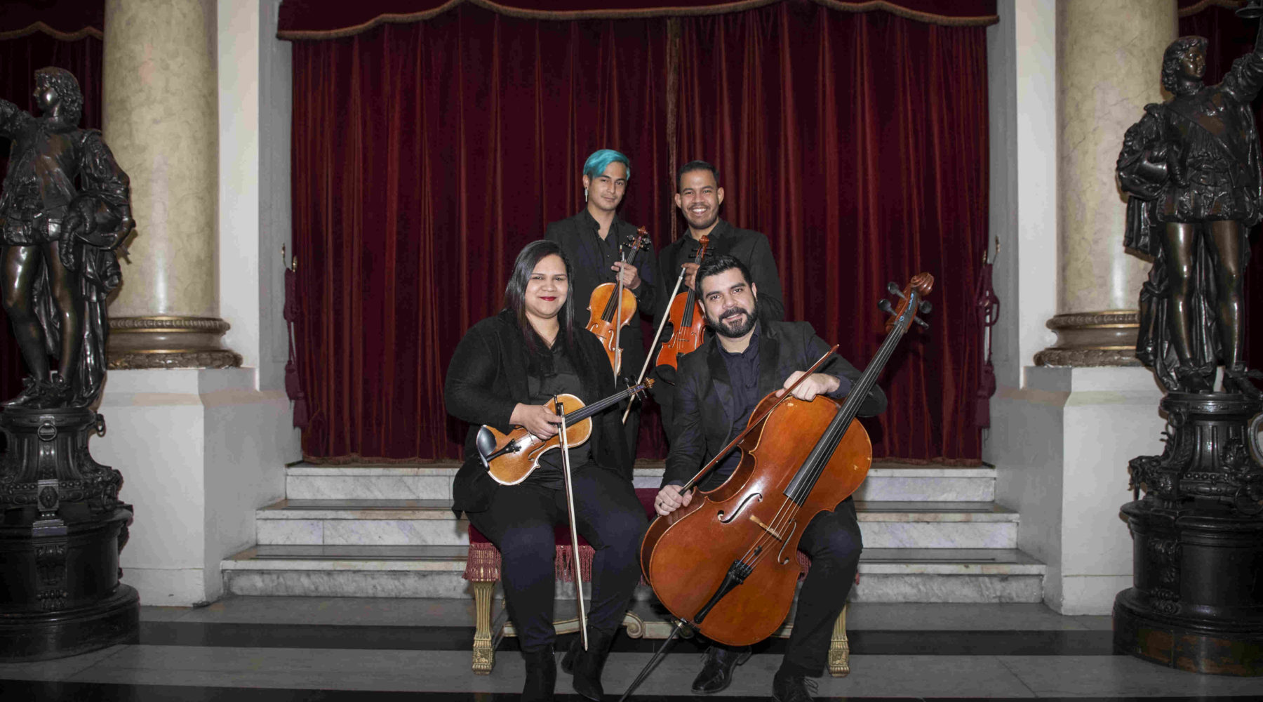 Cuarteto Artes de la Orquesta de Cámara del Teatro Municipal de Santiago realizará función en el Teatro Regional Cervantes