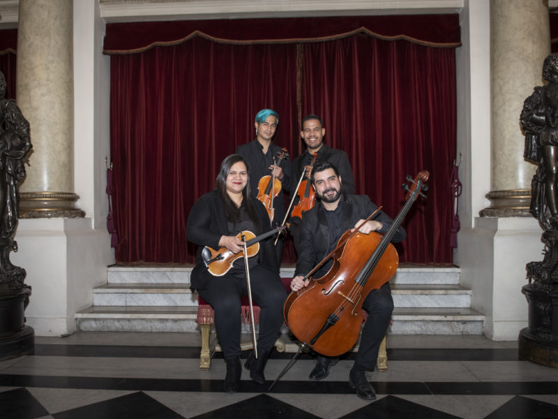 Cuarteto de la Orquesta de Cámara del Teatro Municipal de Santiago en el Teatro Regional Cervantes