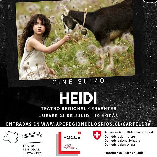 Cine Suizo: “Heidi” en el Teatro Regional Cervantes