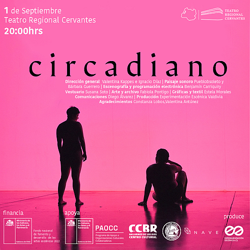 Obra de danza contemporánea “Circadiano” en el Teatro Regional Cervantes