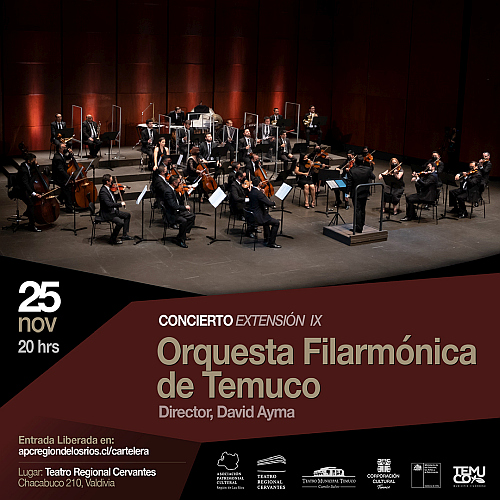 Orquesta Filarmónica de Temuco en el Teatro Regional Cervantes