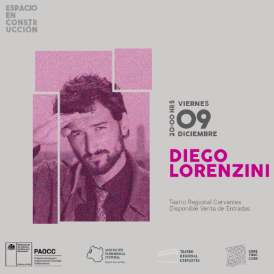Diego Lorenzini en el Teatro Regional Cervantes
