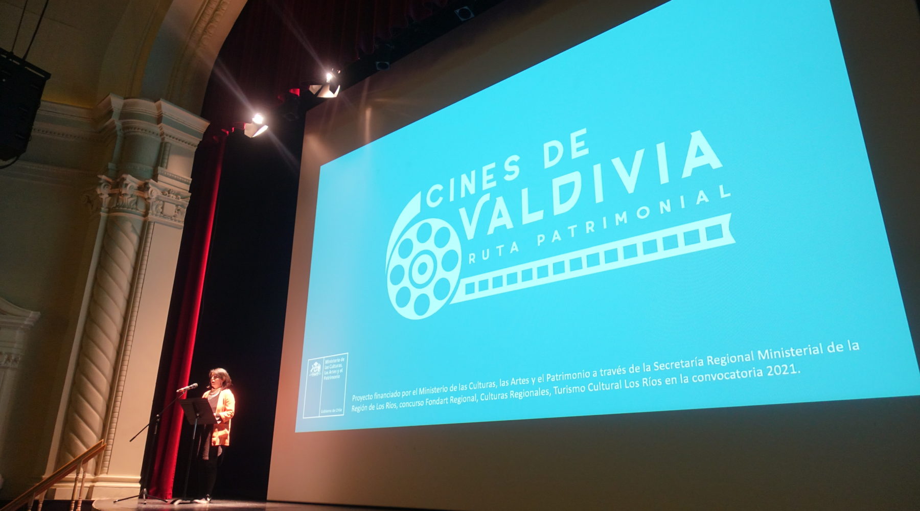 Teatro Regional Cervantes: efectuaron lanzamiento de la Ruta Patrimonial de Cines Valdiviano