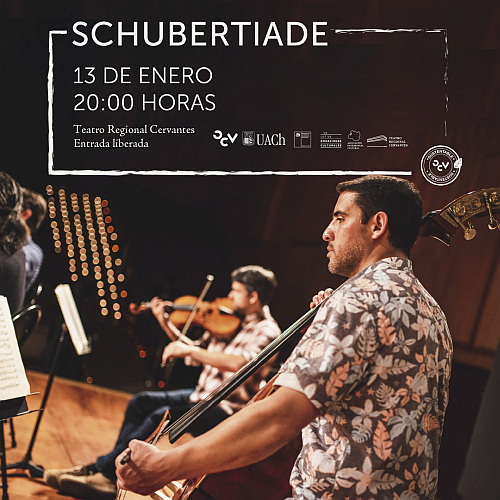 [Entrada Liberada]: Orquesta de Cámara de Valdivia presenta: “Schubertiade” en el Teatro Regional Cervantes