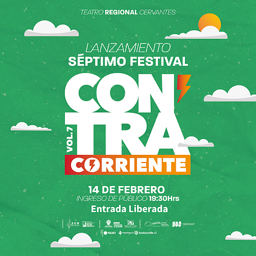 Inauguración Festival Contracorriente en el Teatro Regional Cervantes de Valdivia