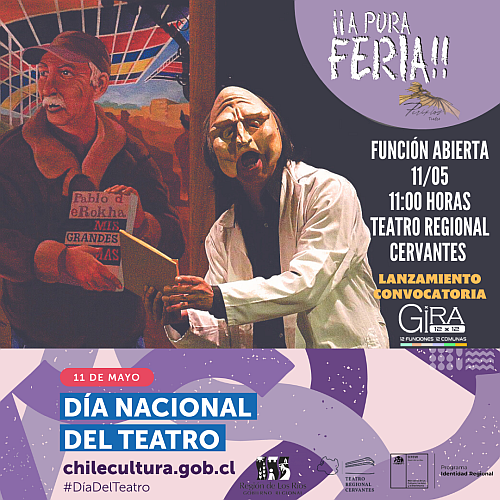 ¡¡A Pura Feria!! en el Teatro Regional Cervantes de Valdivia