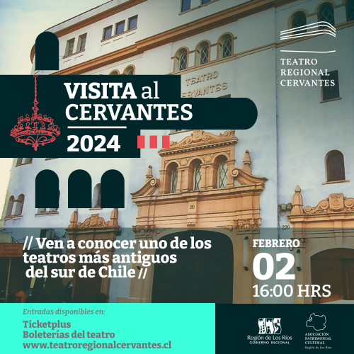 2 de febrero: Visita guiada a Teatro Regional Cervantes