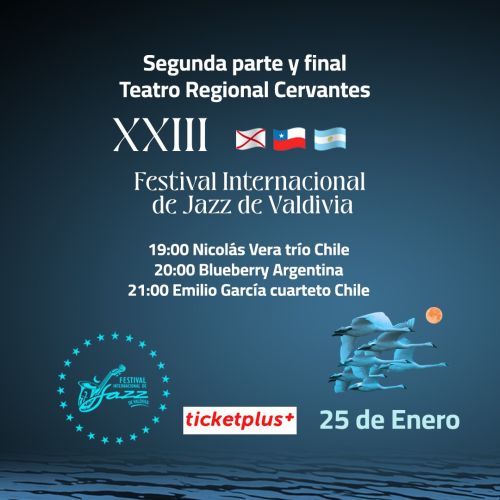 Música: Finalización del “XXIII Festival Internacional de Jazz de Valdivia” se realizará en Teatro Regional Cervantes
