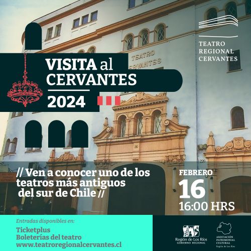 16 de febrero: Visita guiada a Teatro Regional Cervantes