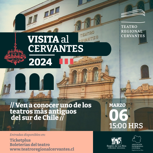6 de marzo: Visita guiada a Teatro Regional Cervantes