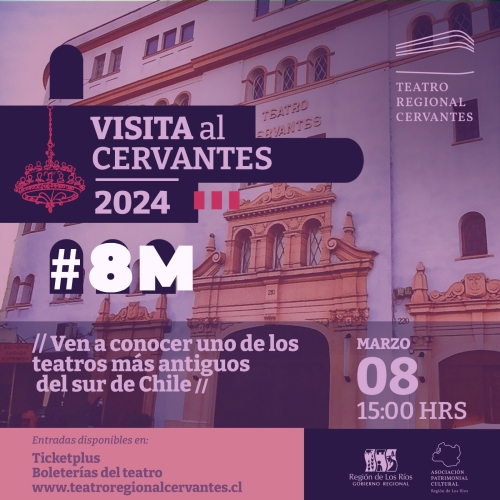 8 de marzo: Visita guiada a Teatro Regional Cervantes