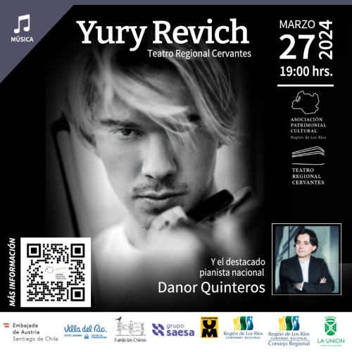 “Noche virtuosa de Pascua” con Yury Revich y Danor Quinteros