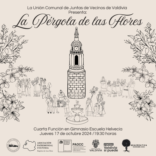 La Unión Comunal de Juntas de Vecinos de Valdivia presenta: “La Pérgola de las Flores”